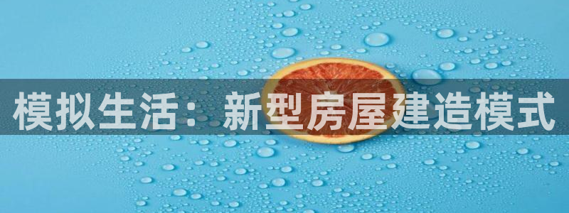 名人堂提现多久到账：模拟生活：新型房屋建造模式